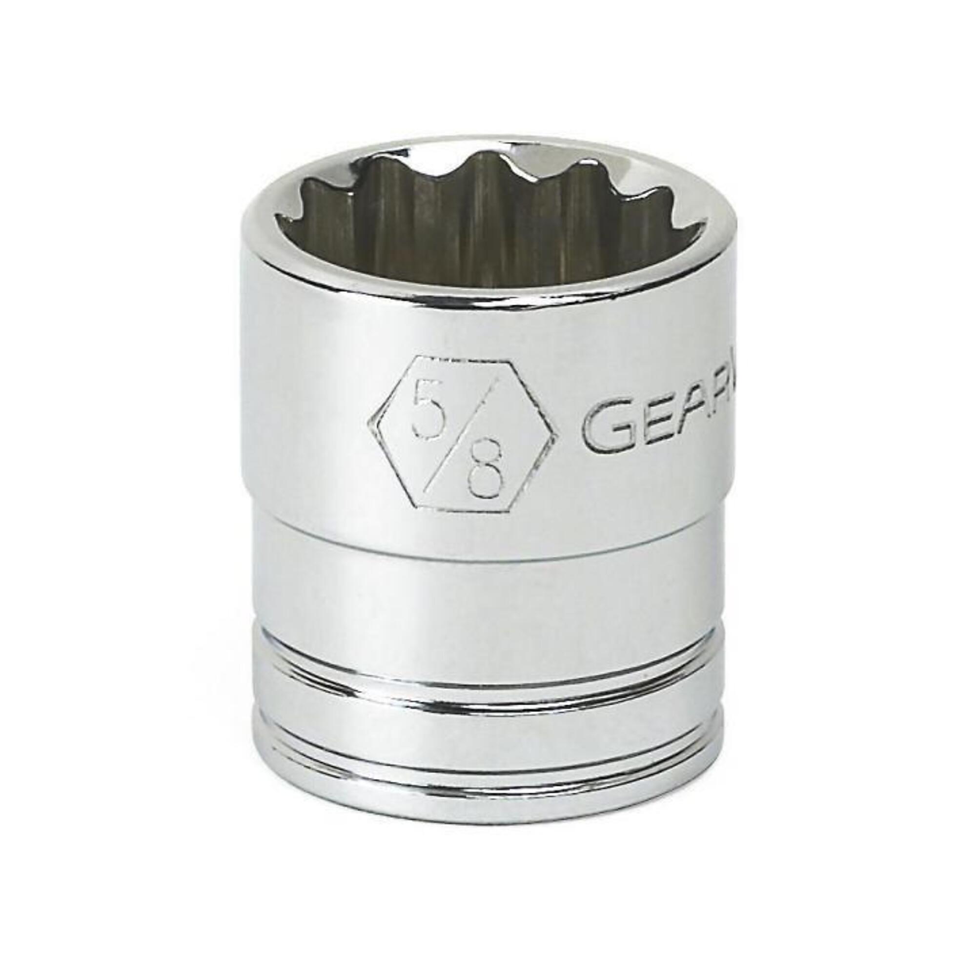 GearWrench 3/8in. Drive 12-Point Standard SAE Socket — 1/2in., Model# KDT80500D